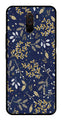 Floral Pattern  Metal Mobile Case for Poco F1   (Design No -52)