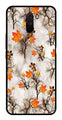 Autumn leaves Metal Mobile Case for Poco F1   (Design No -55)
