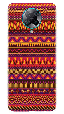 Zigzag line pattern2 Mobile Back Case for Poco F2 Pro (Design - 10)