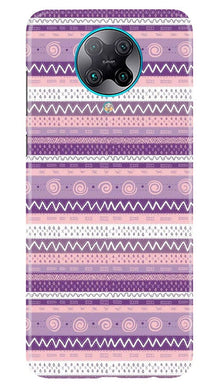 Zigzag line pattern3 Mobile Back Case for Poco F2 Pro (Design - 11)