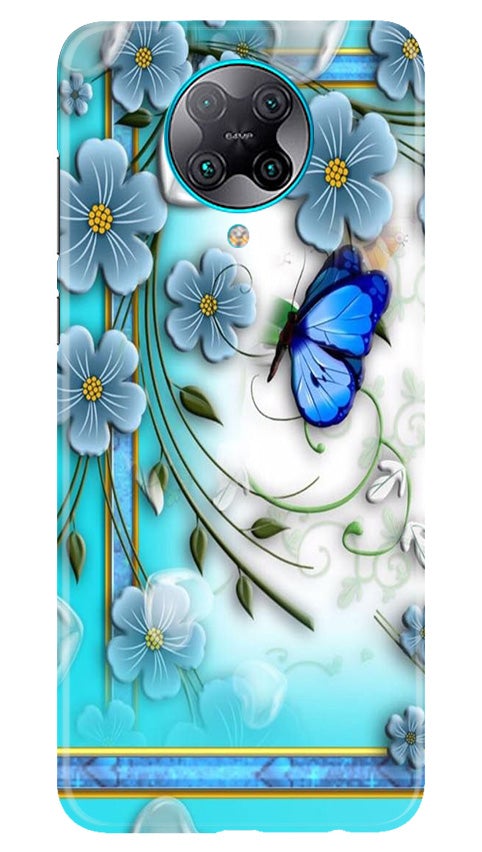 Blue Butterfly Case for Poco F2 Pro