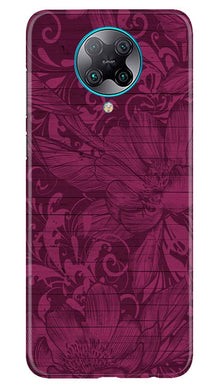 Purple Backround Mobile Back Case for Poco F2 Pro (Design - 22)