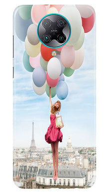 Girl with Baloon Mobile Back Case for Poco F2 Pro (Design - 84)