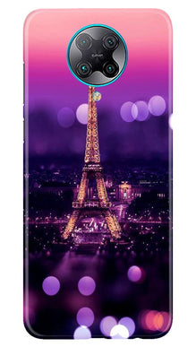 Eiffel Tower Mobile Back Case for Poco F2 Pro (Design - 86)