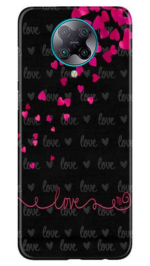 Love in Air Mobile Back Case for Poco F2 Pro (Design - 89)