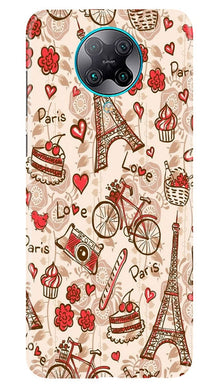 Love Paris Mobile Back Case for Poco F2 Pro  (Design - 103)
