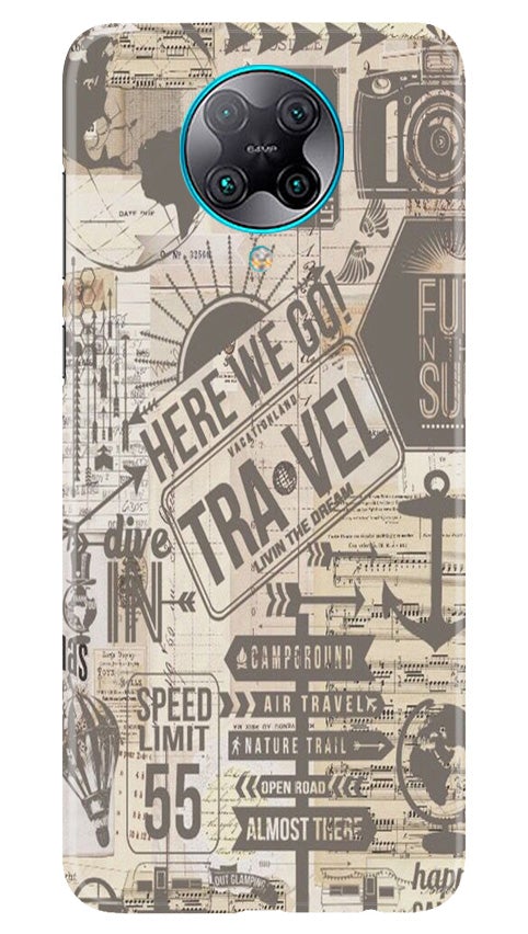 Travel Case for Poco F2 Pro  (Design - 104)