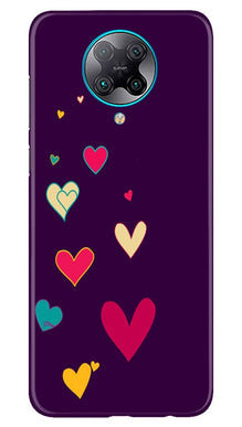 Purple Background Mobile Back Case for Poco F2 Pro  (Design - 107)
