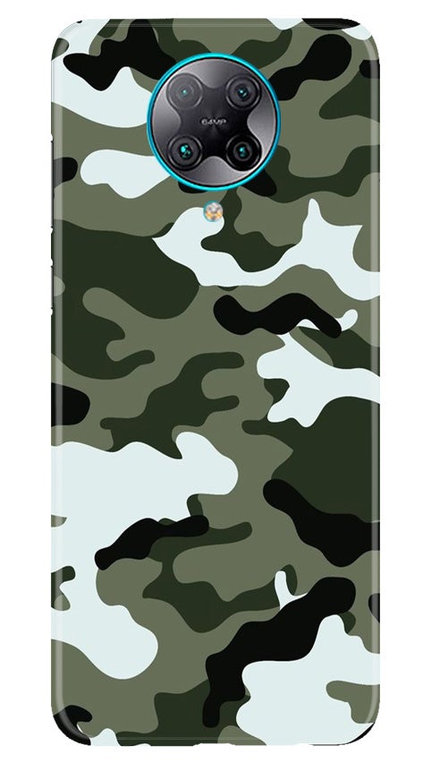 Army Camouflage Case for Poco F2 Pro  (Design - 108)