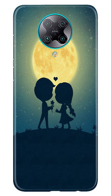 Love Couple Mobile Back Case for Poco F2 Pro  (Design - 109)