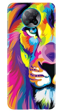 Colorful Lion Mobile Back Case for Poco F2 Pro  (Design - 110)