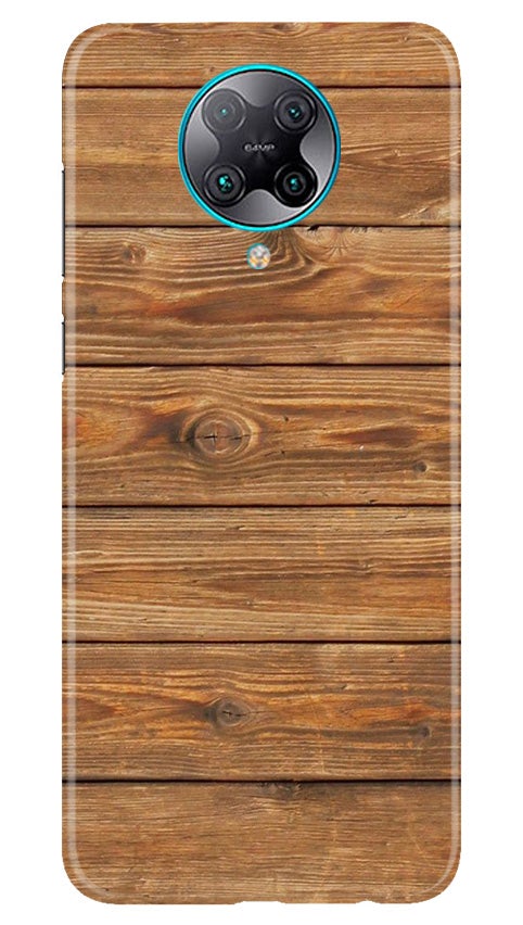 Wooden Look Case for Poco F2 Pro  (Design - 113)