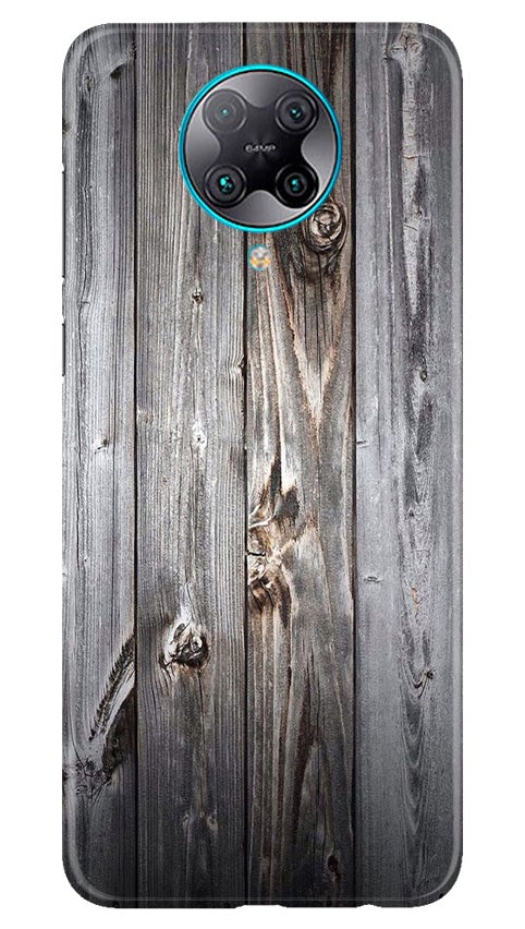 Wooden Look Case for Poco F2 Pro  (Design - 114)