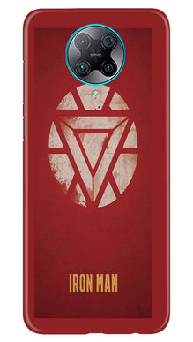 Iron Man Superhero Mobile Back Case for Poco F2 Pro  (Design - 115)
