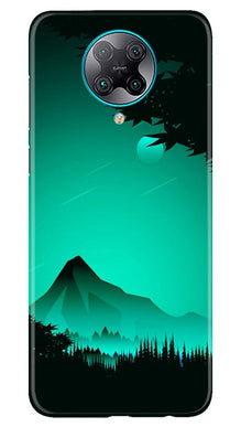 Moon Mountain Mobile Back Case for Poco F2 Pro (Design - 204)