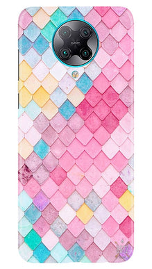 Pink Pattern Mobile Back Case for Poco F2 Pro (Design - 215)