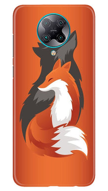 Wolf  Mobile Back Case for Poco F2 Pro (Design - 224)