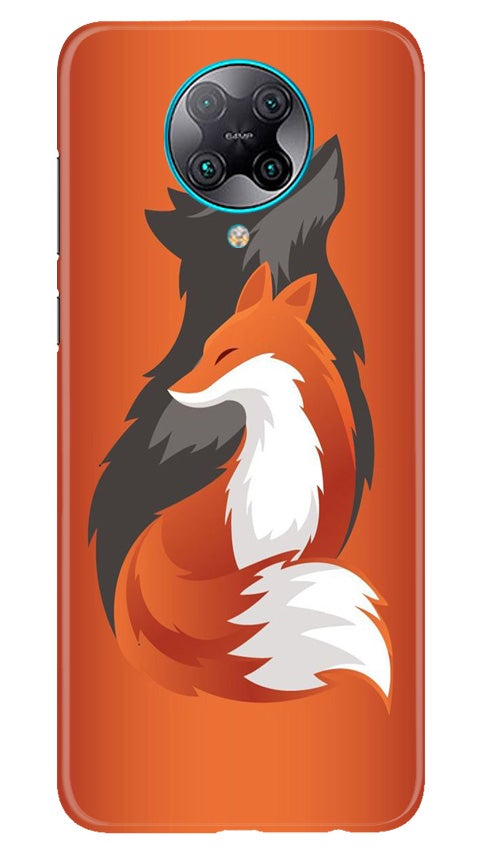 Wolf  Case for Poco F2 Pro (Design No. 224)