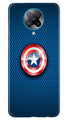 Captain America Shield Case for Poco F2 Pro (Design No. 253)