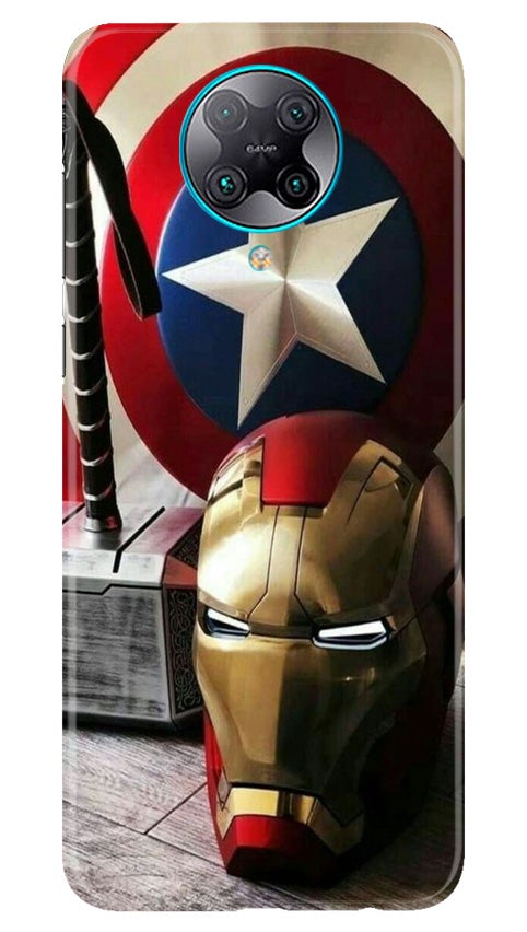 Ironman Captain America Case for Poco F2 Pro (Design No. 254)