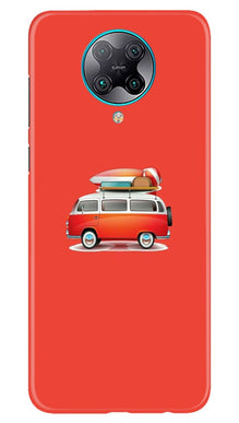 Travel Bus Mobile Back Case for Poco F2 Pro (Design - 258)