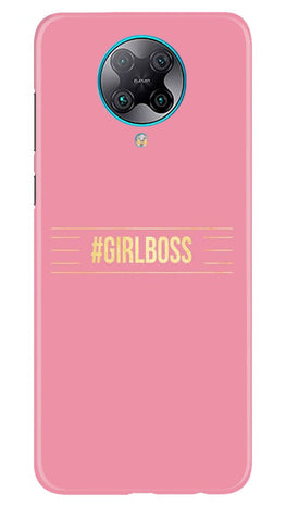 Girl Boss Pink Case for Poco F2 Pro (Design No. 263)