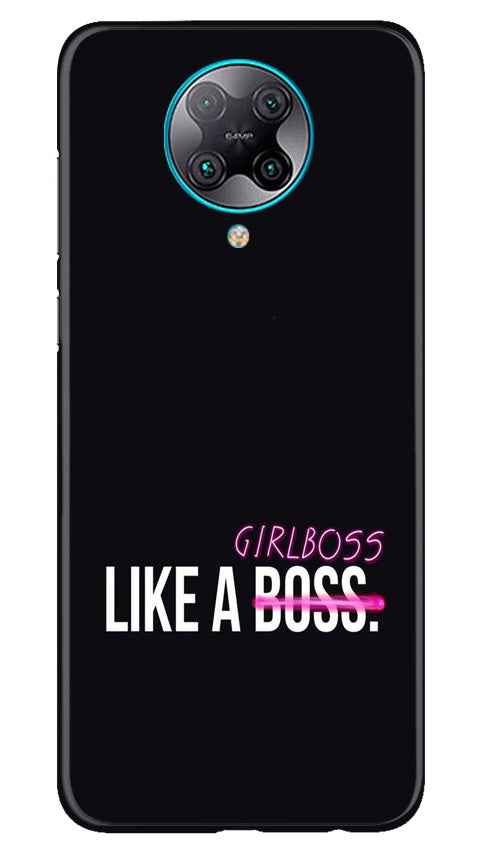 Like a Girl Boss Case for Poco F2 Pro (Design No. 265)