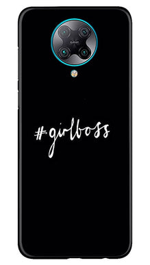 #GirlBoss Mobile Back Case for Poco F2 Pro (Design - 266)