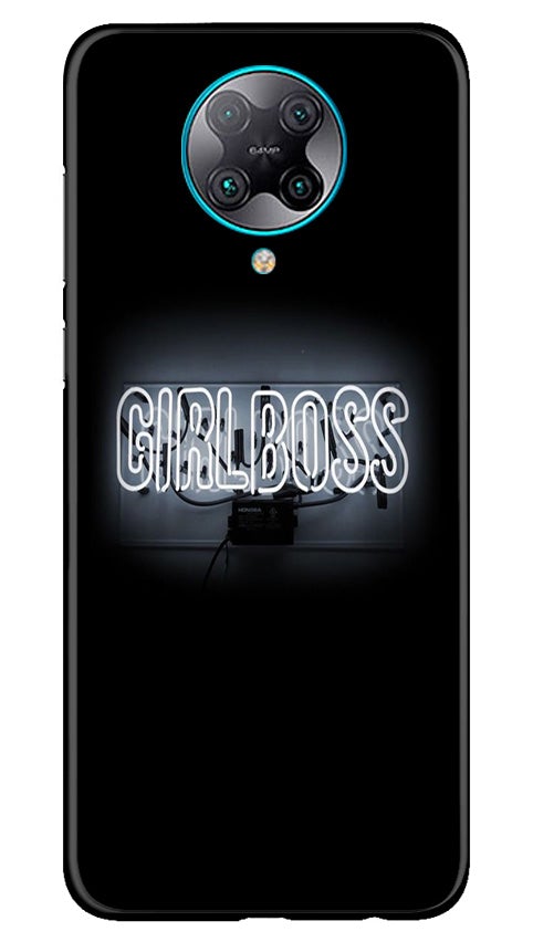 Girl Boss Black Case for Poco F2 Pro (Design No. 268)