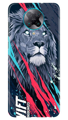 Lion Mobile Back Case for Poco F2 Pro (Design - 278)