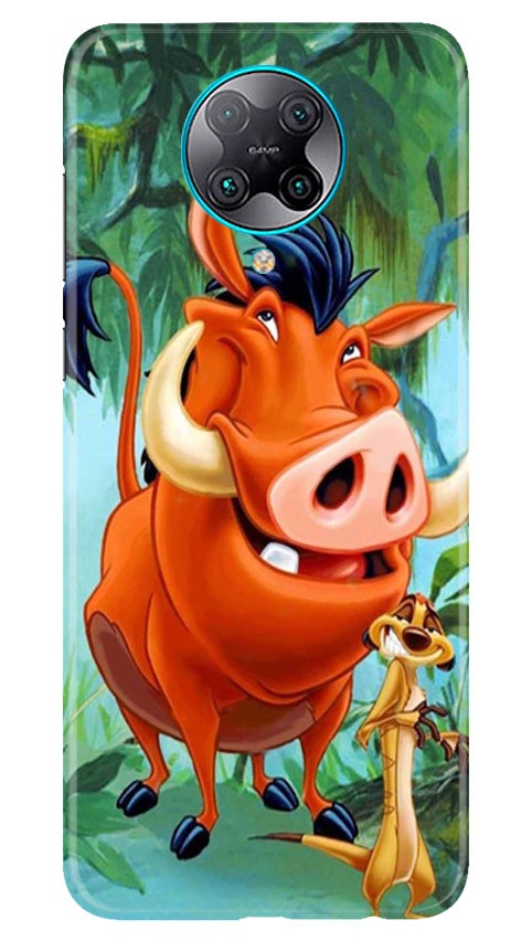 Timon and Pumbaa Mobile Back Case for Poco F2 Pro (Design - 305)