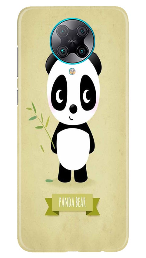 Panda Bear Mobile Back Case for Poco F2 Pro (Design - 317)