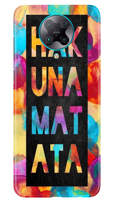 Hakuna Matata Mobile Back Case for Poco F2 Pro (Design - 323)