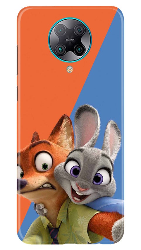Cartoon Mobile Back Case for Poco F2 Pro (Design - 346)