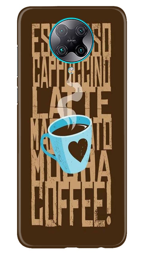 Love Coffee Mobile Back Case for Poco F2 Pro (Design - 351)