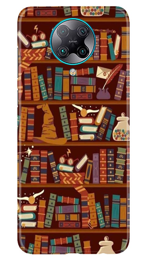 Book Shelf Mobile Back Case for Poco F2 Pro (Design - 390)