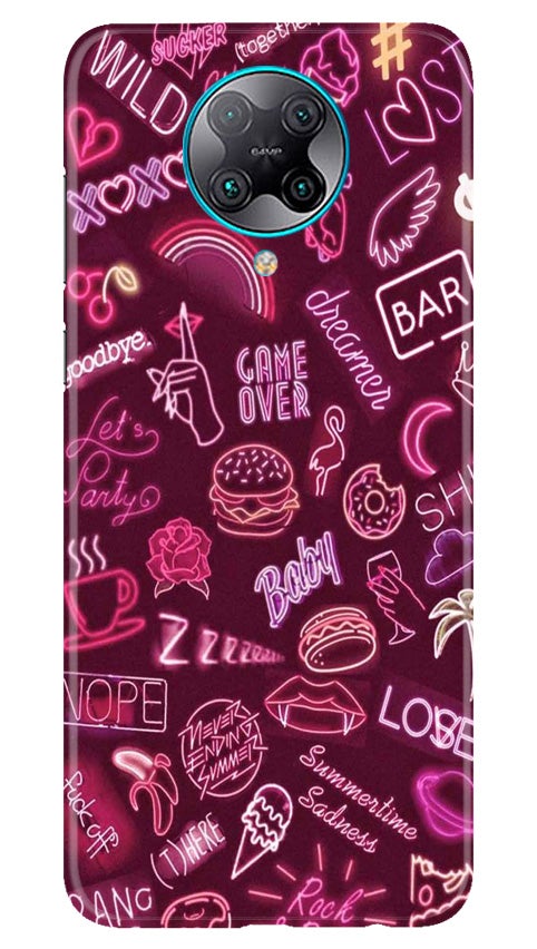 Party Theme Mobile Back Case for Poco F2 Pro (Design - 392)