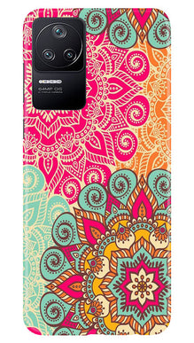 Rangoli art Mobile Back Case for Poco F4 (Design - 6)
