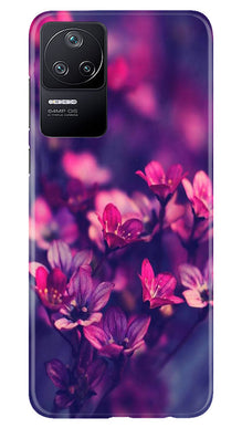 flowers Mobile Back Case for Poco F4 (Design - 25)