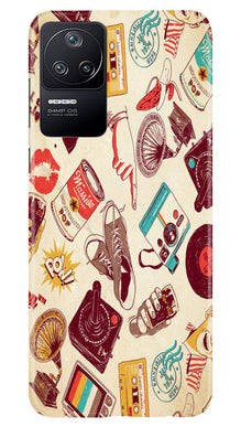 Vintage Mobile Back Case for Poco F4 (Design - 35)