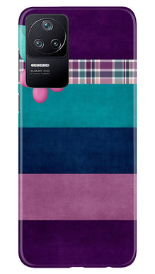 Purple Blue Mobile Back Case for Poco F4 (Design - 37)