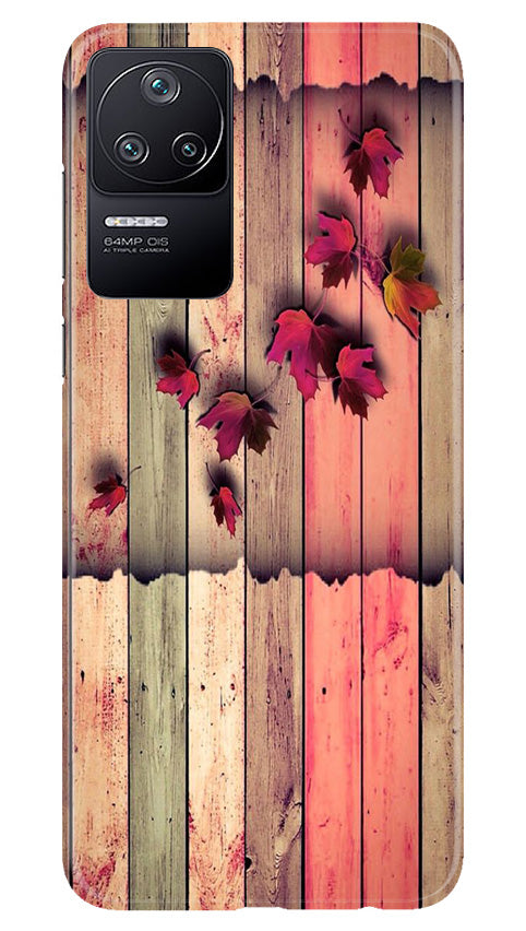 Wooden look2 Case for Poco F4