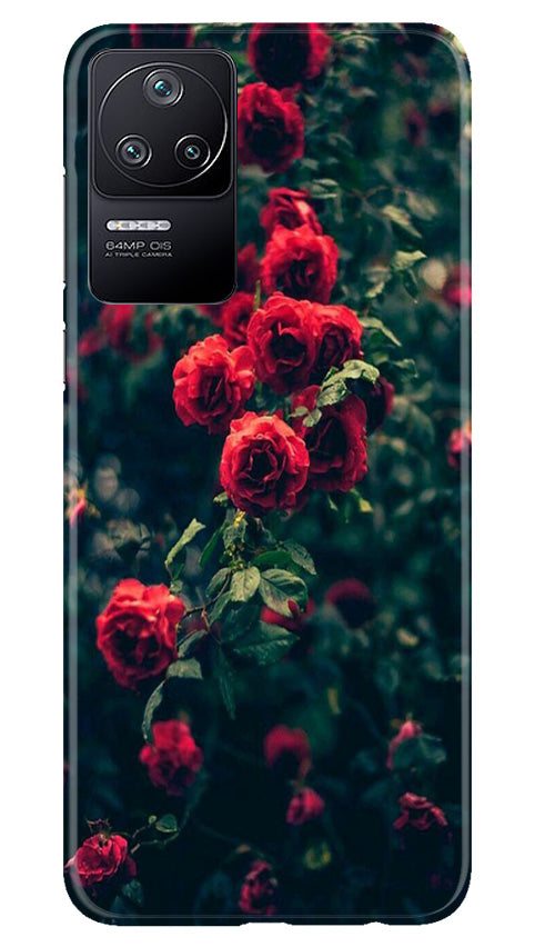 Red Rose Case for Poco F4