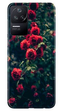 Red Rose Mobile Back Case for Poco F4 (Design - 66)
