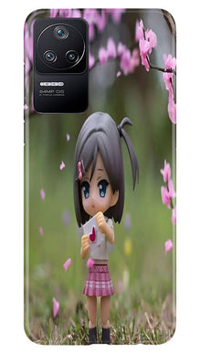 Cute Girl Mobile Back Case for Poco F4 (Design - 92)