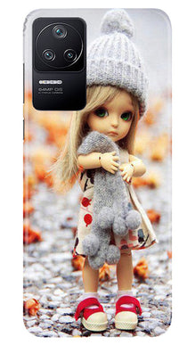 Cute Doll Mobile Back Case for Poco F4 (Design - 93)