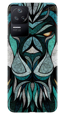 Lion Mobile Back Case for Poco F4 (Design - 97)