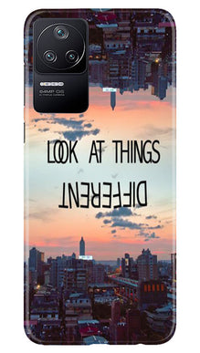 Look at things different Mobile Back Case for Poco F4 (Design - 99)