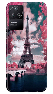 Eiffel Tower Mobile Back Case for Poco F4  (Design - 101)