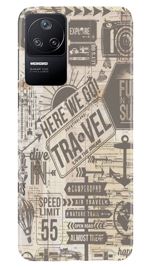 Travel Case for Poco F4  (Design - 104)
